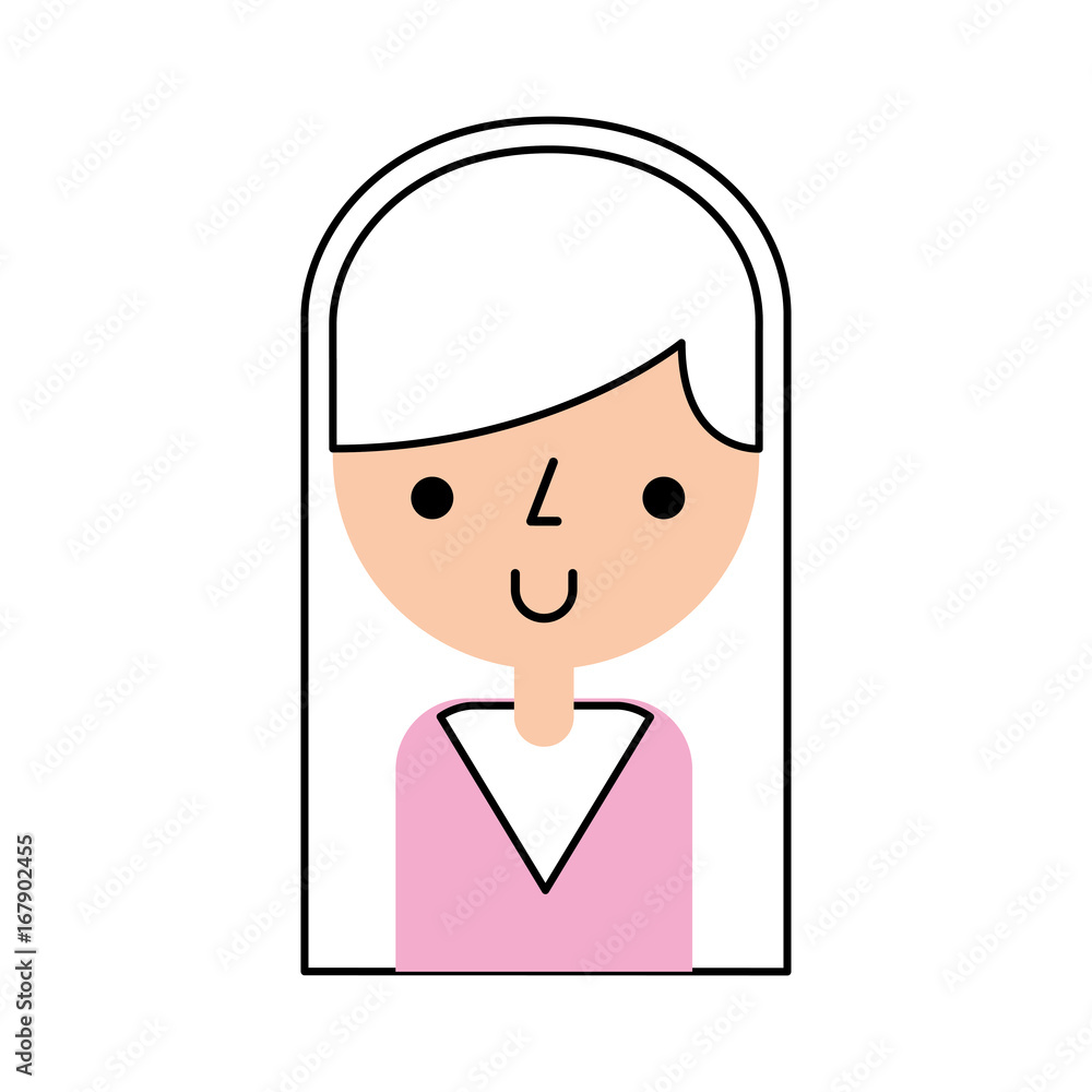 cute woman avatar character vector illustration design cute woman avatar character vector illustration design