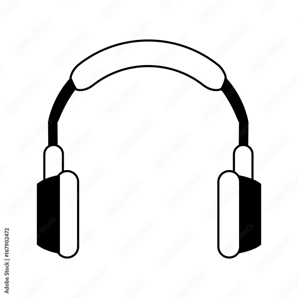 Obraz premium isolated headphones icon image vector illustration design 