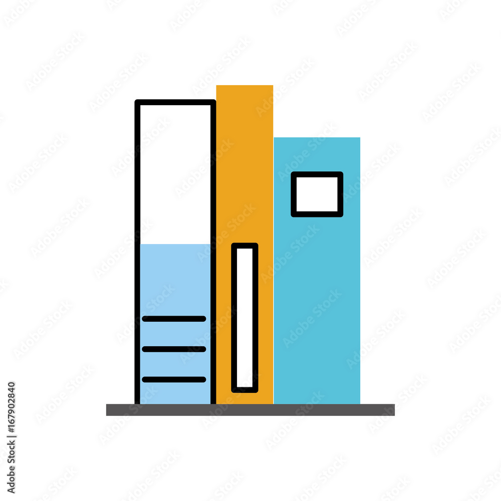 Old book of library vector illustration design Old book of library vector illustration design