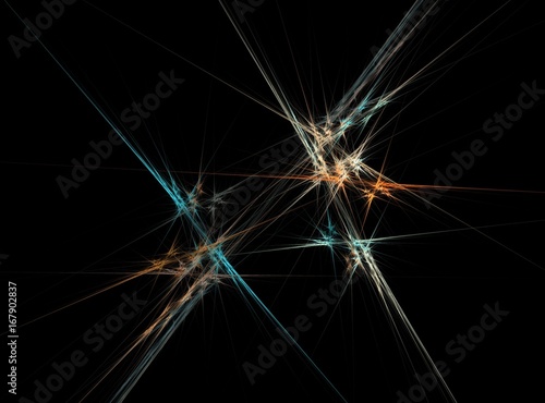 Wallpaper Mural Colorful visualisation of mathematical fractal texture Torontodigital.ca