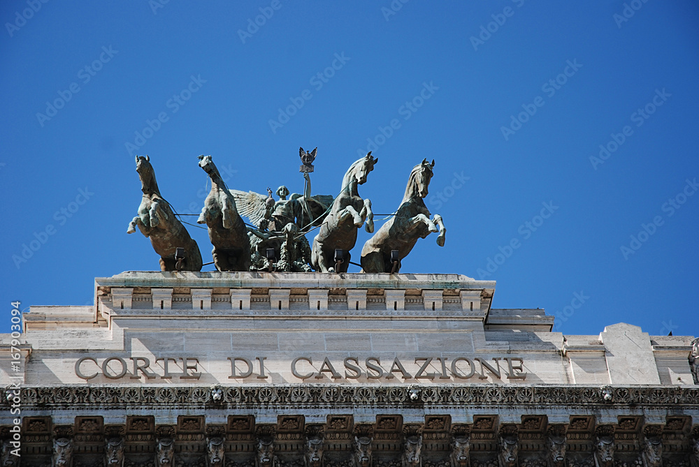 Naklejka premium Rome, cour de cassation