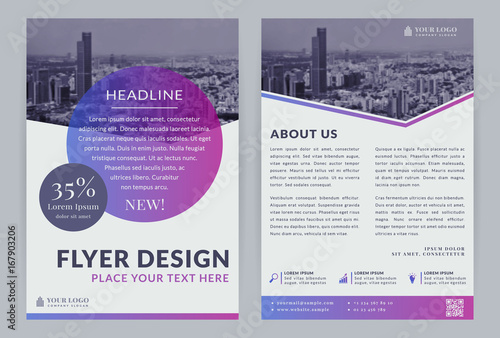 Business flyer template.