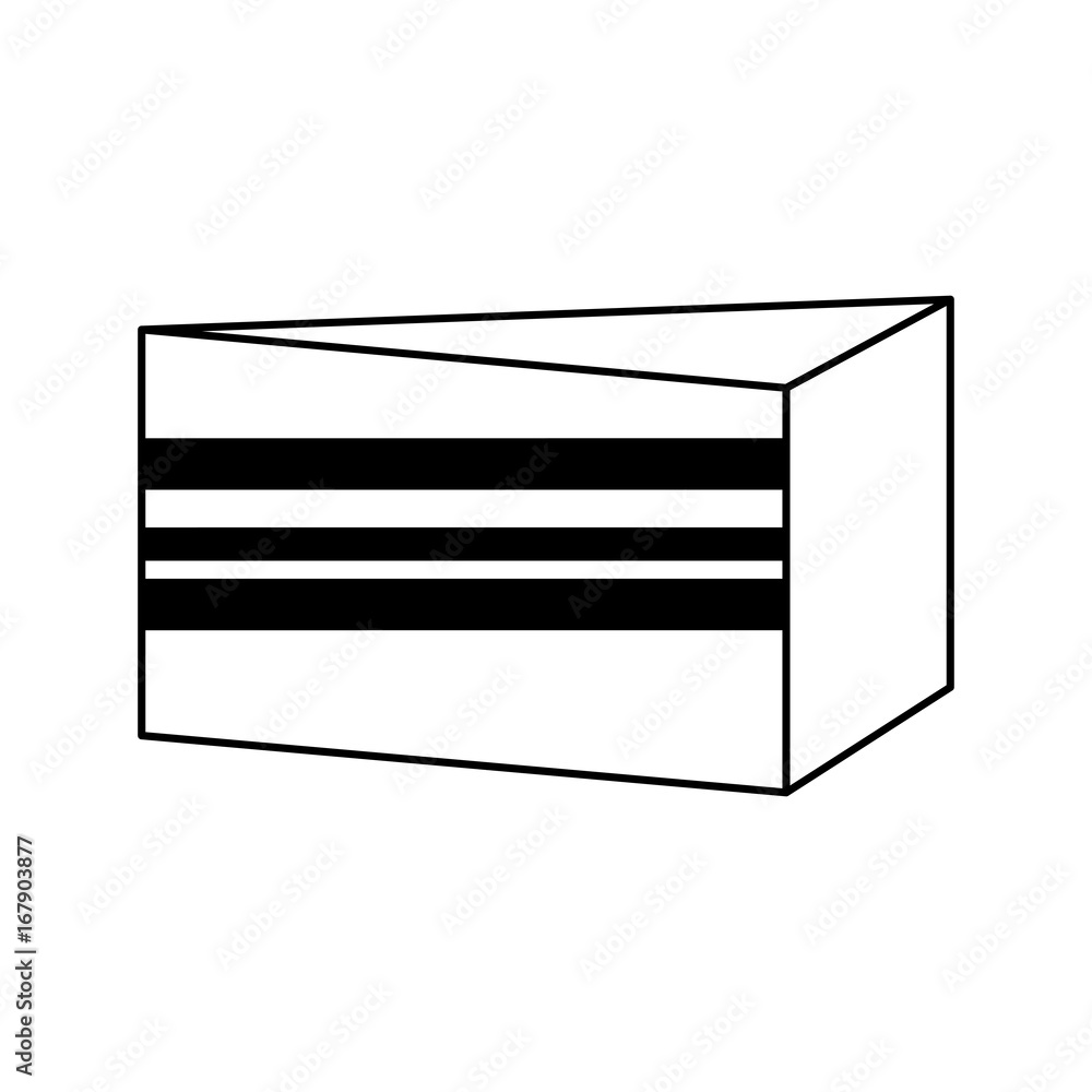 cake slice icon image vector illustration design 