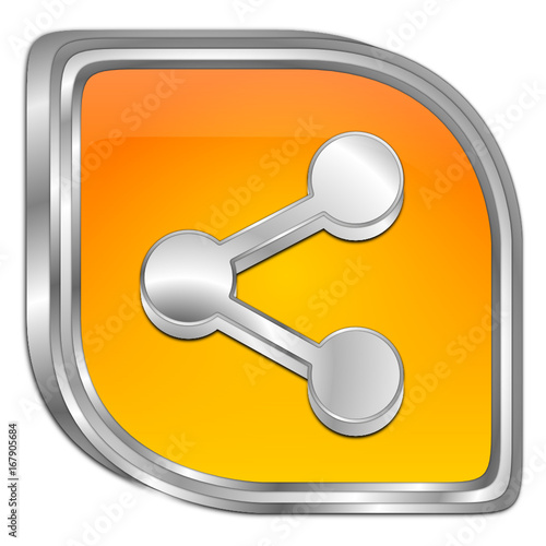 Share Button - 3D illustration