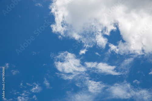 blue sky with clouds