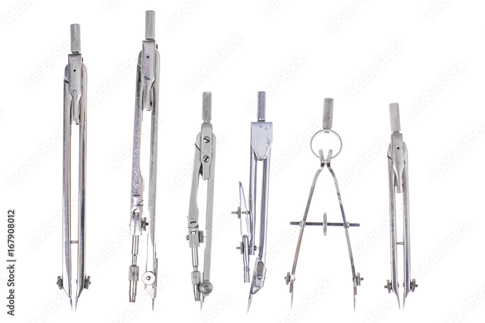 Retro metal drawing tools Retro metal drawing tools