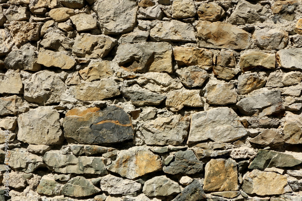 Natural Wall, Natursteinmauer, Steinhintergrund Natural Wall, Natursteinmauer, Steinhintergrund