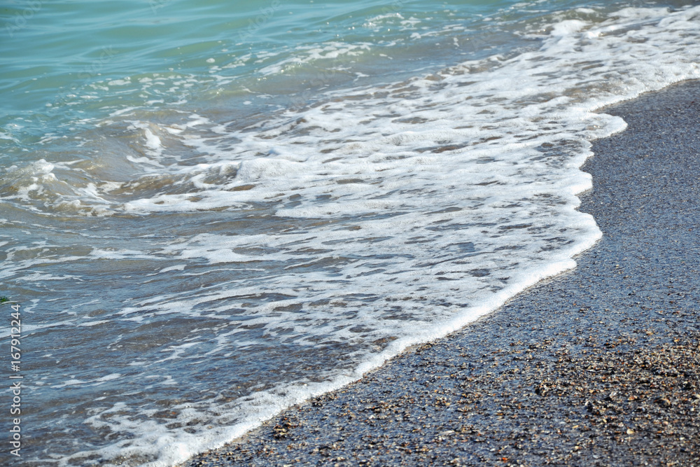 Seashore blue water waves ocean sand shells summer 3 Seashore blue water waves ocean sand shells summer 3