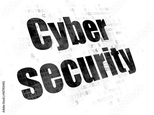 Protection concept  Cyber Security on Digital background