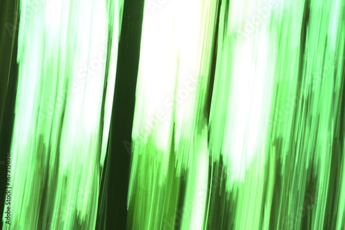 Abstract blurred background with green and white color
