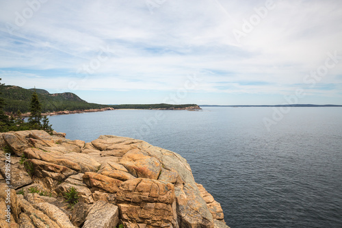 Otter Cliff Overlook in Acadia National Park in Acadia National Park USA
