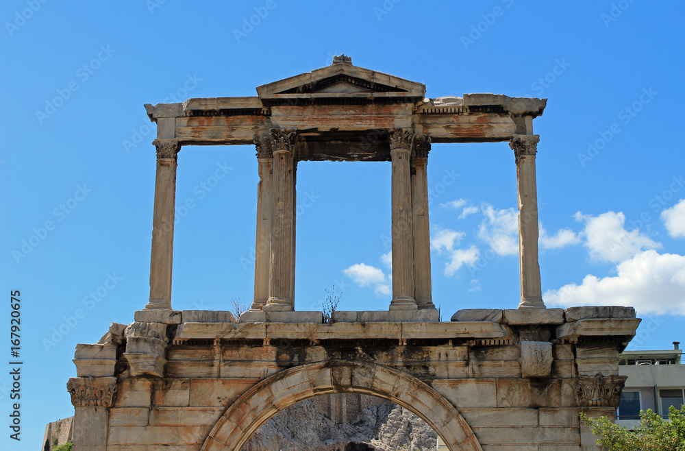Porte d'Adrien, Athènes, Grèce