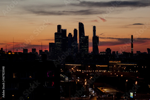 moscow the night city