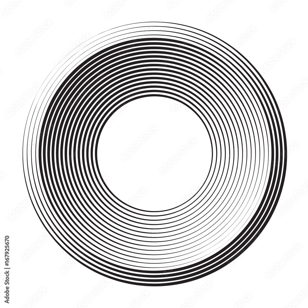 Fototapeta premium czarne koła półtonów