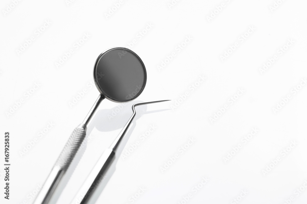 Set of metal Dentist's medical equipment tools Set of metal Dentist's medical equipment tools