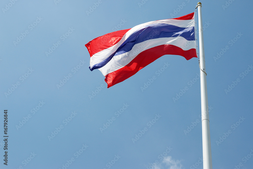 Flag of Thailand.Concept Thai national day Flag of Thailand.Concept Thai national day