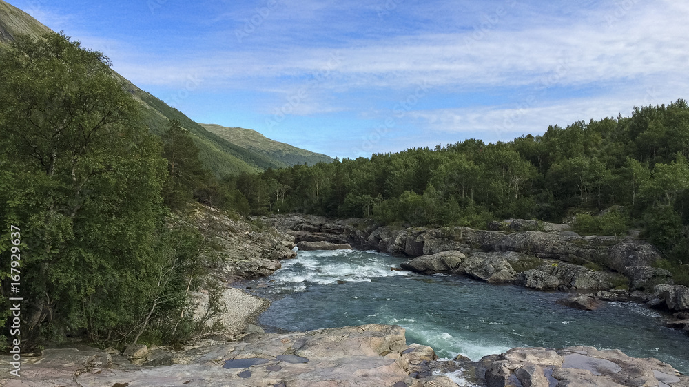 Fluss Magalaupe in Norwegen