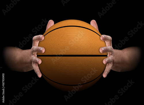 Hands Gripping Basketball © alswart