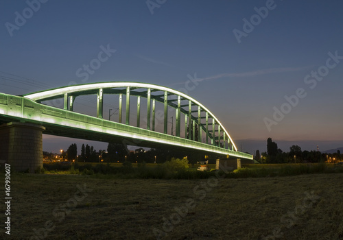 Train bridge in Zagreb