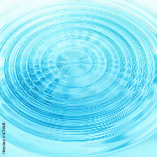 Wallpaper Mural Abstract blue circular water ripples Torontodigital.ca