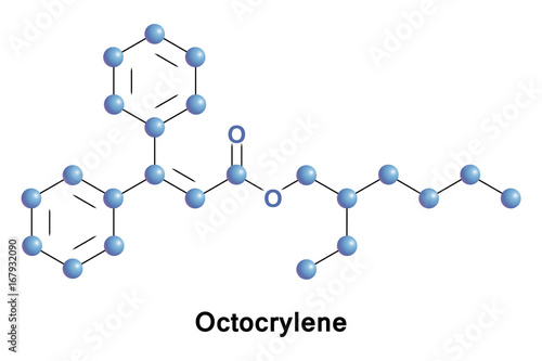 Octocrylene ingredient in cosmetics