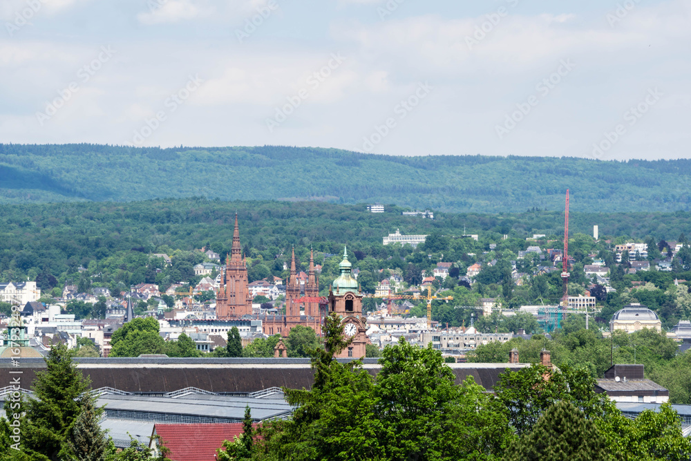 Panorama von Wiesbaden 