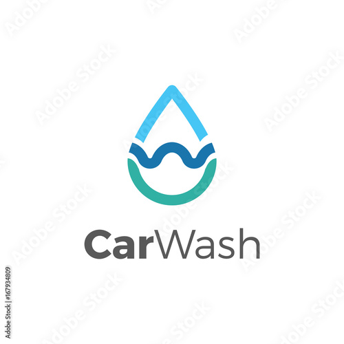 Car wash logo template