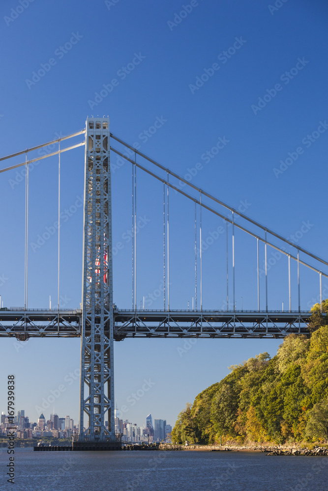 USA, New York, New York City, George Washington Bridge, morning USA, New York, New York City, George Washington Bridge, morning
