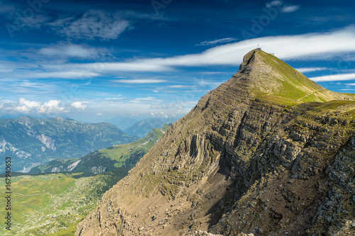 Faulenhorn mit Blick Richtung Interlaken photo