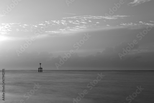black and white lighthouse