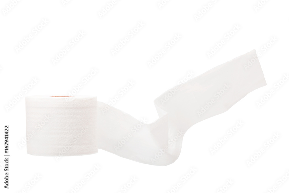 Obraz premium single rolled toilet paper