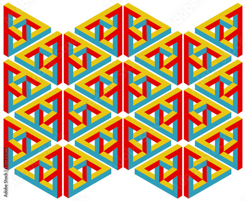 Geometrische Abstrakte Phantasie illustration