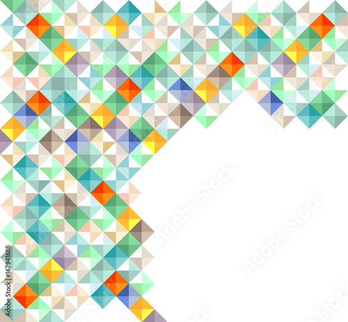 farbenfrohe Quadratelement, illustration