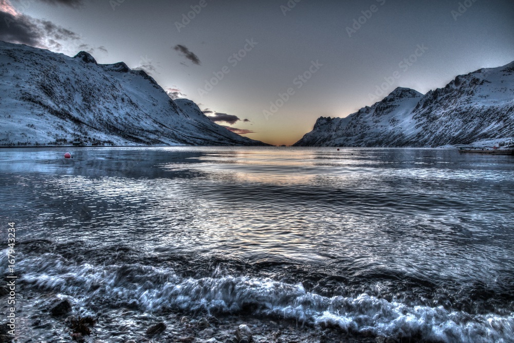 Fototapeta premium Ersfjordbotn (Norvège)