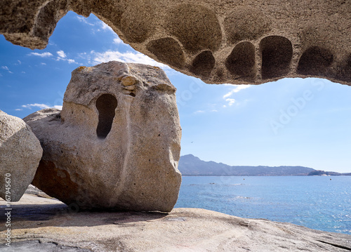 Rocks in Lumio near Calvi, Corsica photo