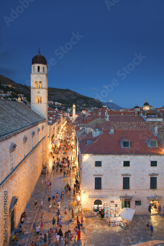 View of Dubrovnik Old Town from the City Walls, Croatia