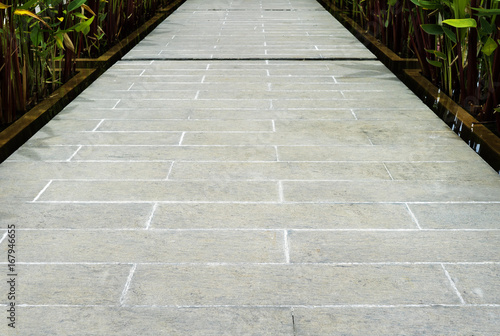 patterns on a tile floor or walkway © wedninth