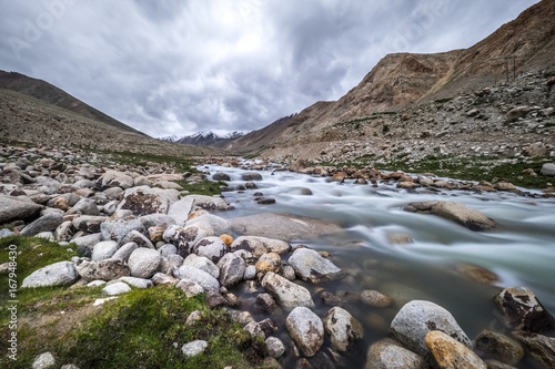 Landscape around Nubra Valley in Ladakh, India