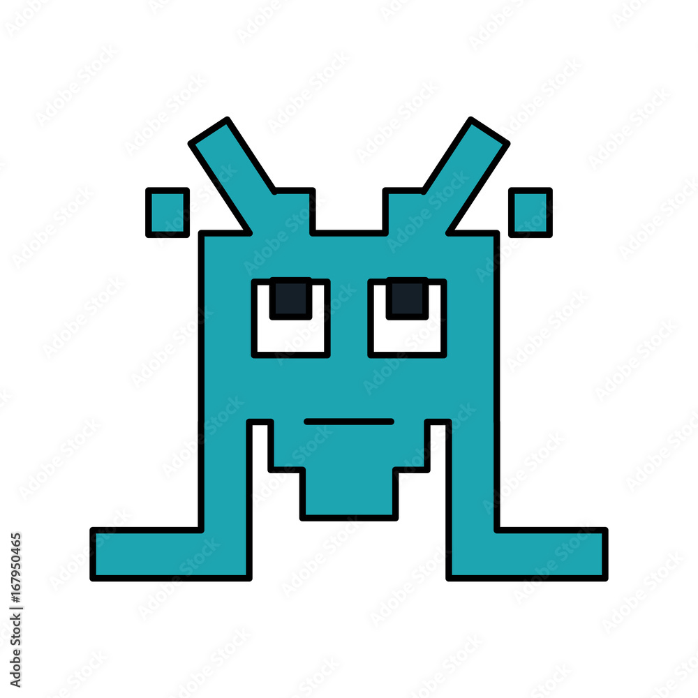 videogame pixel character icon image vector illustration design videogame pixel character icon image vector illustration design