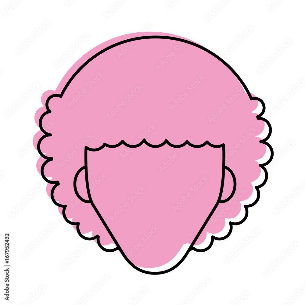 woman with afro hair avatar icon image vector illustration design pink color woman with afro hair avatar icon image vector illustration design pink color
