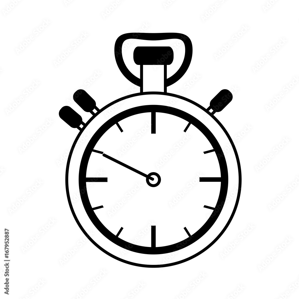 analog chronometer icon image vector illustration design black and white analog chronometer icon image vector illustration design black and white