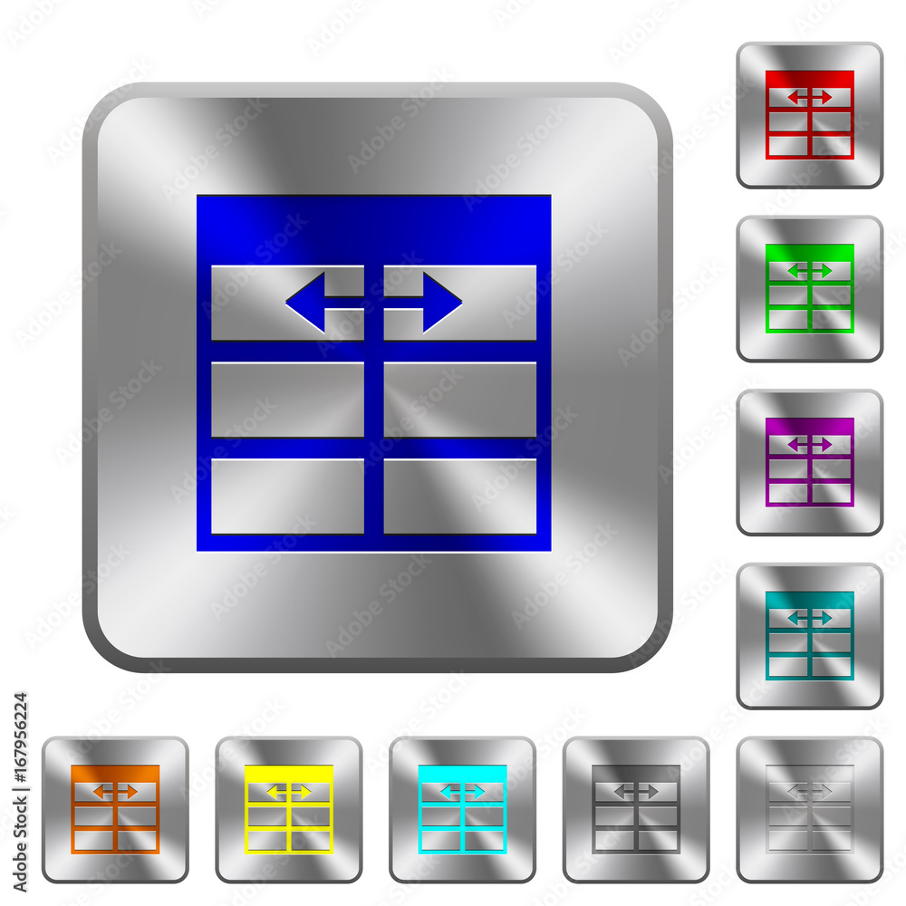 Spreadsheet adjust table column width rounded square steel buttons Spreadsheet adjust table column width rounded square steel buttons