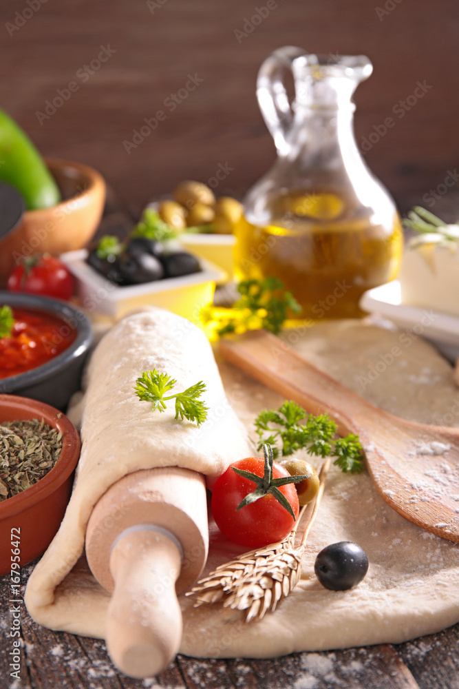 raw dough pizza raw dough pizza
