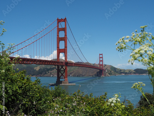 Beautiful view of Golden Gate Bridge