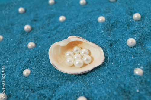 pearls and shells