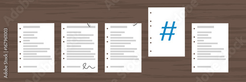 Hervorgehoben - Hashtag