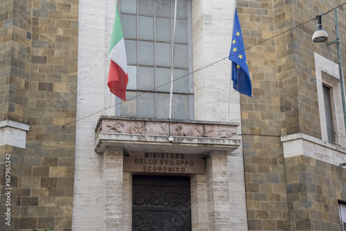 Bilde på lerret Roma, ministry of economics development