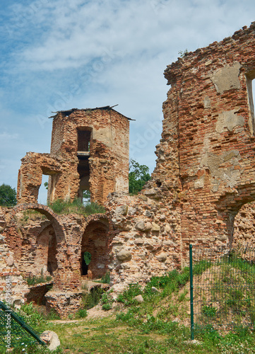 Holszany Castle.Halshany, Belarus photo