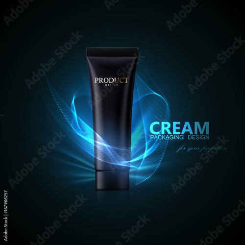 Cosmetic packaging design.