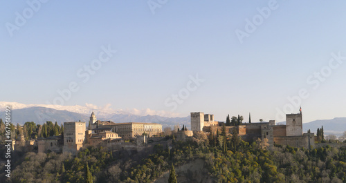 Ansicht der Alhambra vom Albaic  n-H  gel